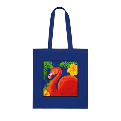 Flamingo Cotton Tote Bag – Art Print