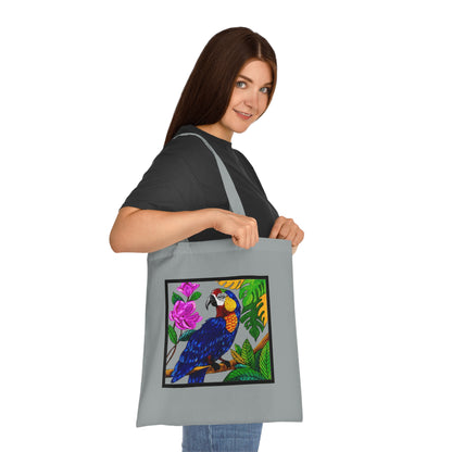 Macaw Cotton Tote Bag – Art Print