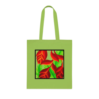 Tropical Leaves Cotton Tote Bag – Art Print