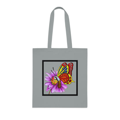 Butterfly Cotton Tote Bag – Art Print