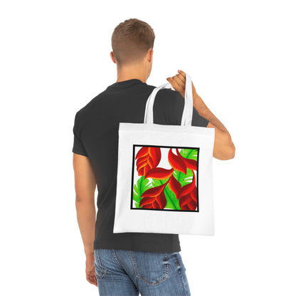 Tropical Leaves Cotton Tote Bag – Art Print