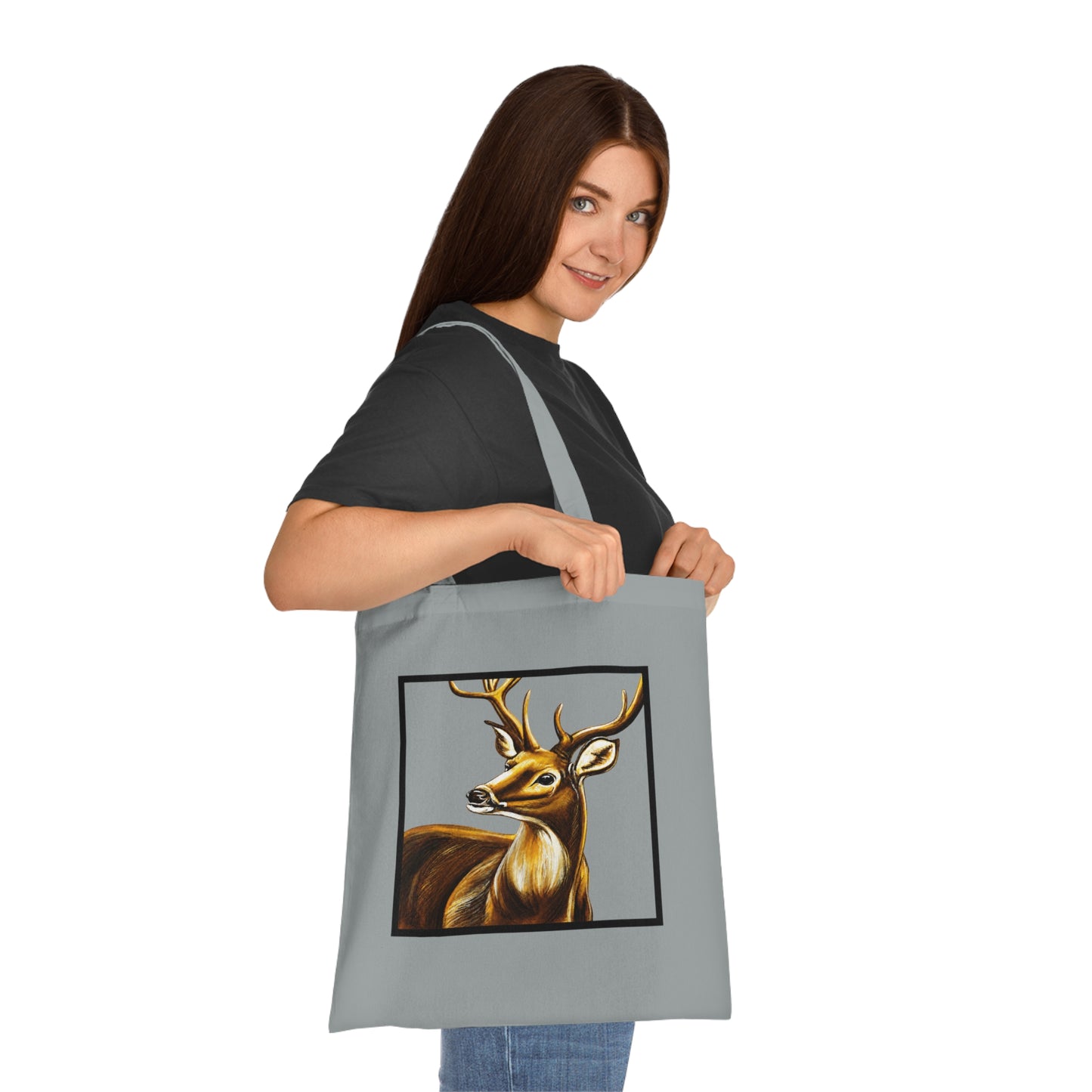 Stag Cotton Tote Bag – Art Print