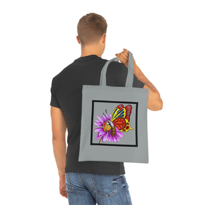 Butterfly Cotton Tote Bag – Art Print