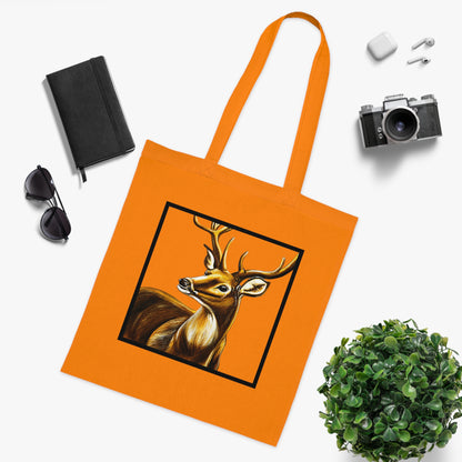 Stag Cotton Tote Bag – Art Print