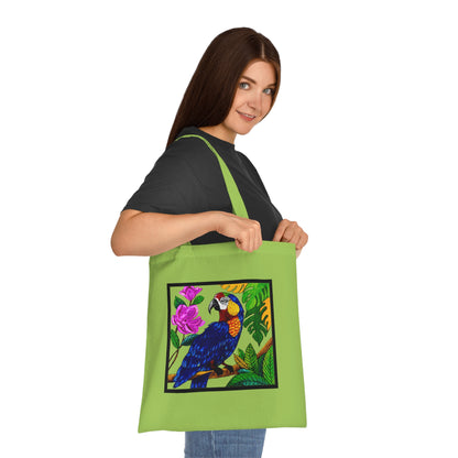Macaw Cotton Tote Bag – Art Print