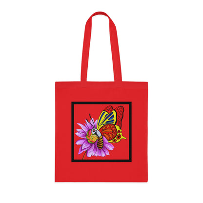 Butterfly Cotton Tote Bag – Art Print