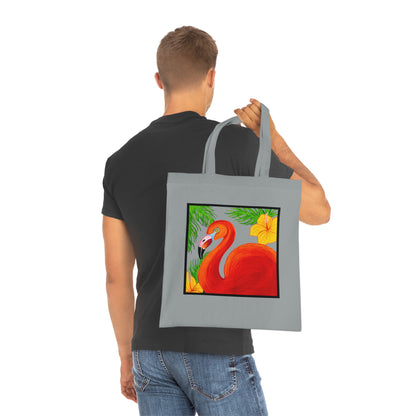 Flamingo Cotton Tote Bag – Art Print