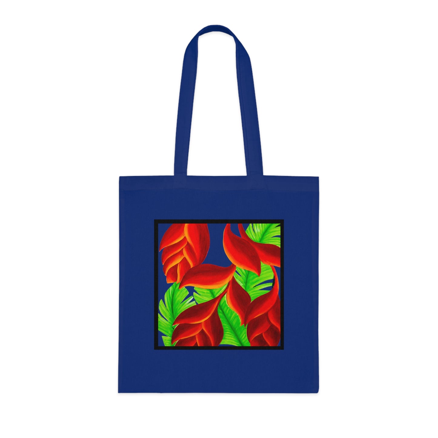 Tropical Leaves Cotton Tote Bag – Art Print