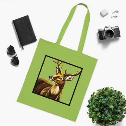 Stag Cotton Tote Bag – Art Print