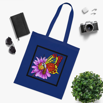 Butterfly Cotton Tote Bag – Art Print
