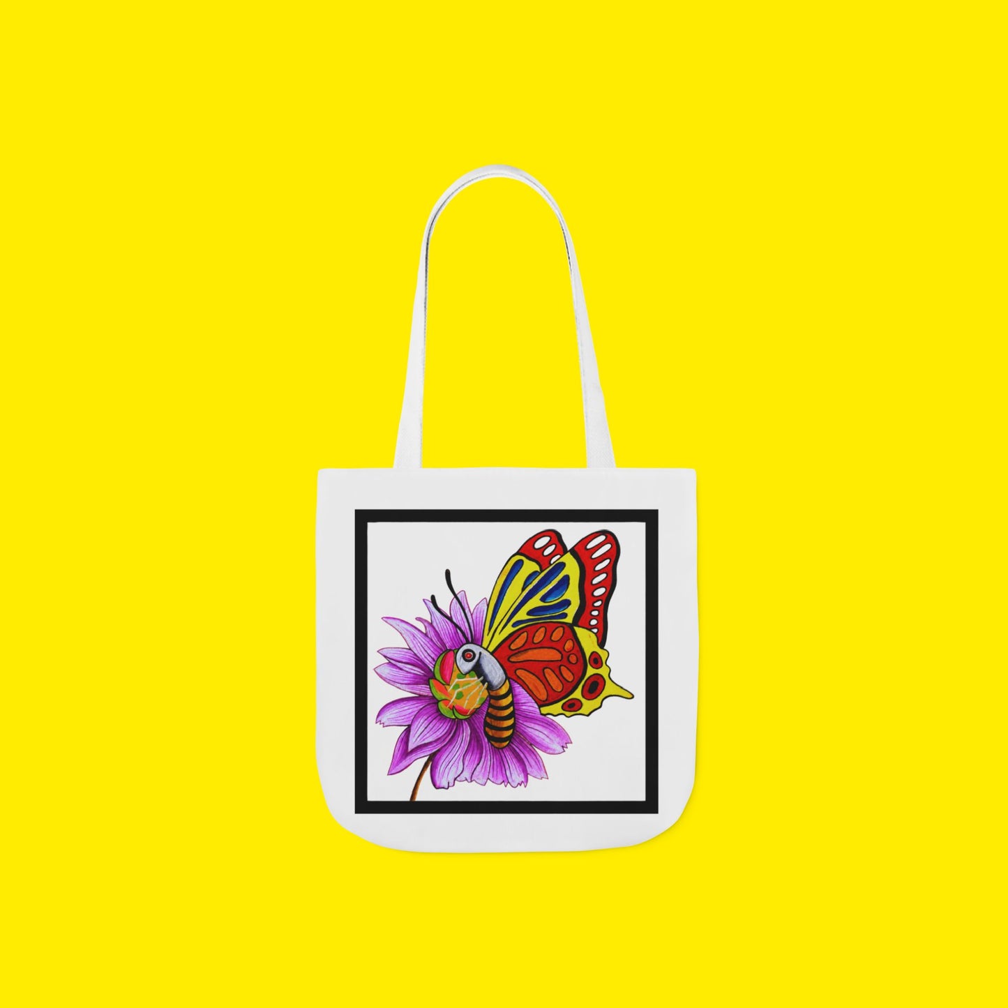 Butterfly Canvas Tote Bag – Premium Art Print
