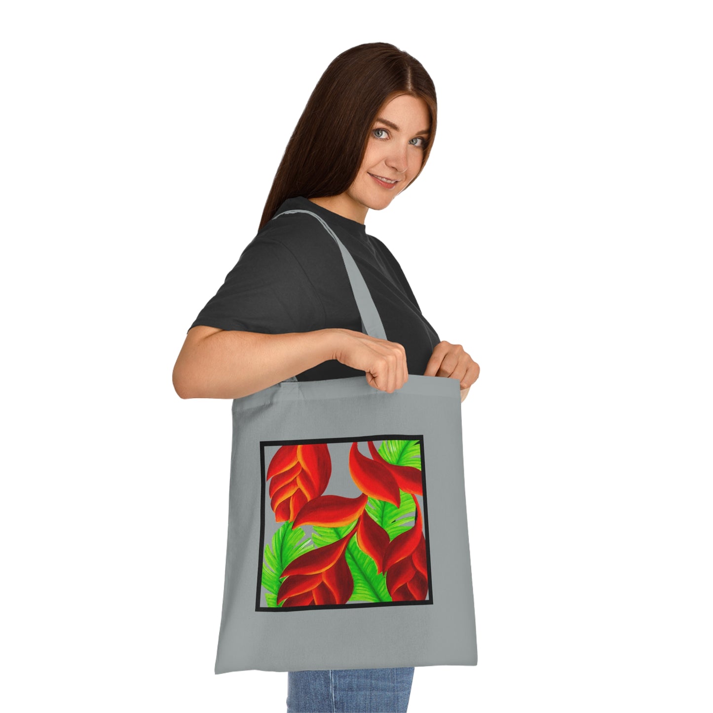 Tropical Leaves Cotton Tote Bag – Art Print
