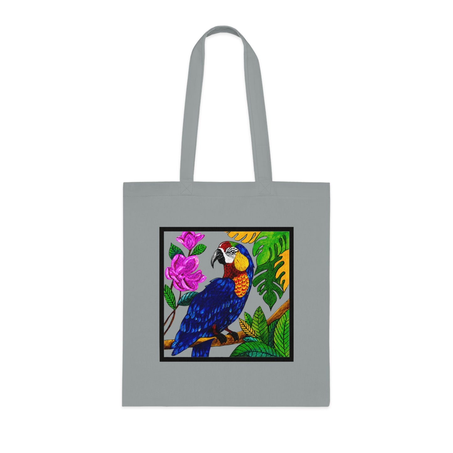 Macaw Cotton Tote Bag – Art Print