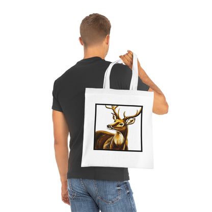 Stag Cotton Tote Bag – Art Print