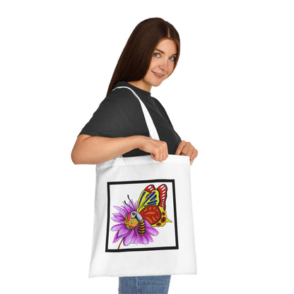 Butterfly Cotton Tote Bag – Art Print