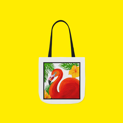 Flamingo Canvas Tote Bag – Premium Art Print