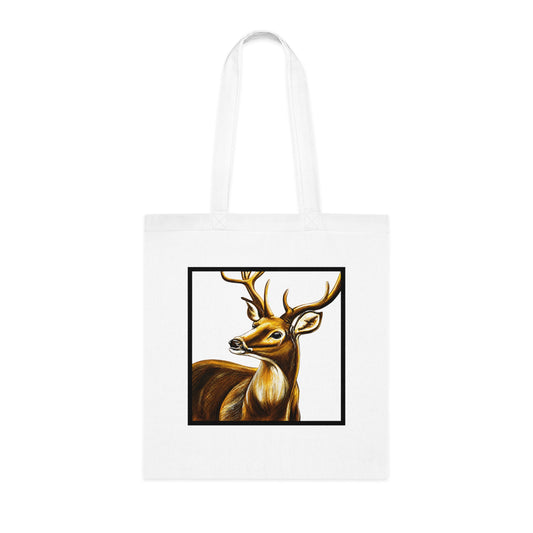 Stag Cotton Tote Bag – Art Print