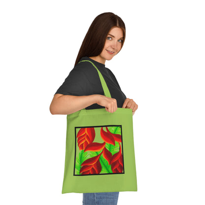 Tropical Leaves Cotton Tote Bag – Art Print