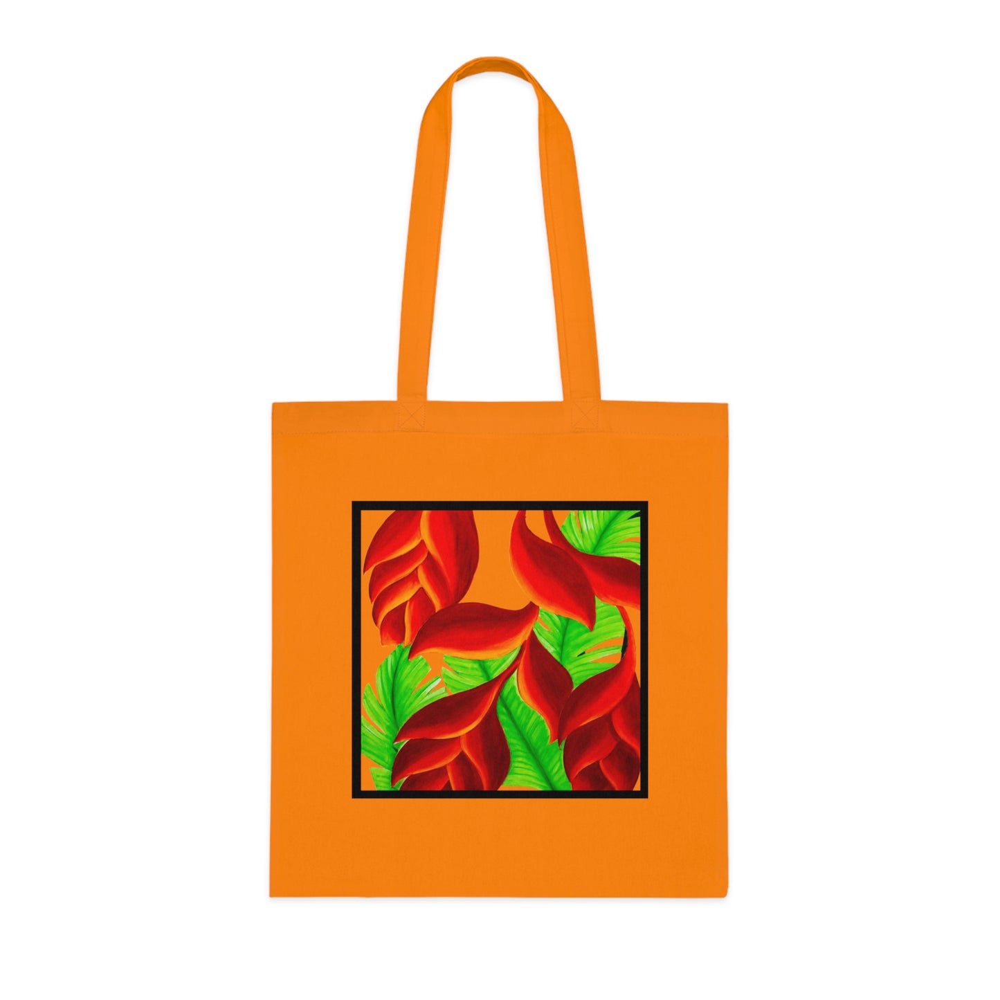 Tropical Leaves Cotton Tote Bag – Art Print