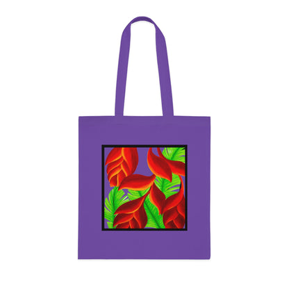 Tropical Leaves Cotton Tote Bag – Art Print