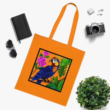Macaw Cotton Tote Bag – Art Print