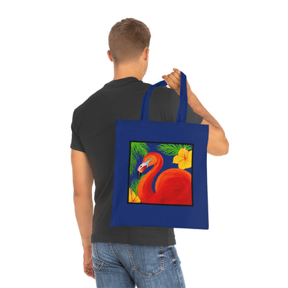 Flamingo Cotton Tote Bag – Art Print