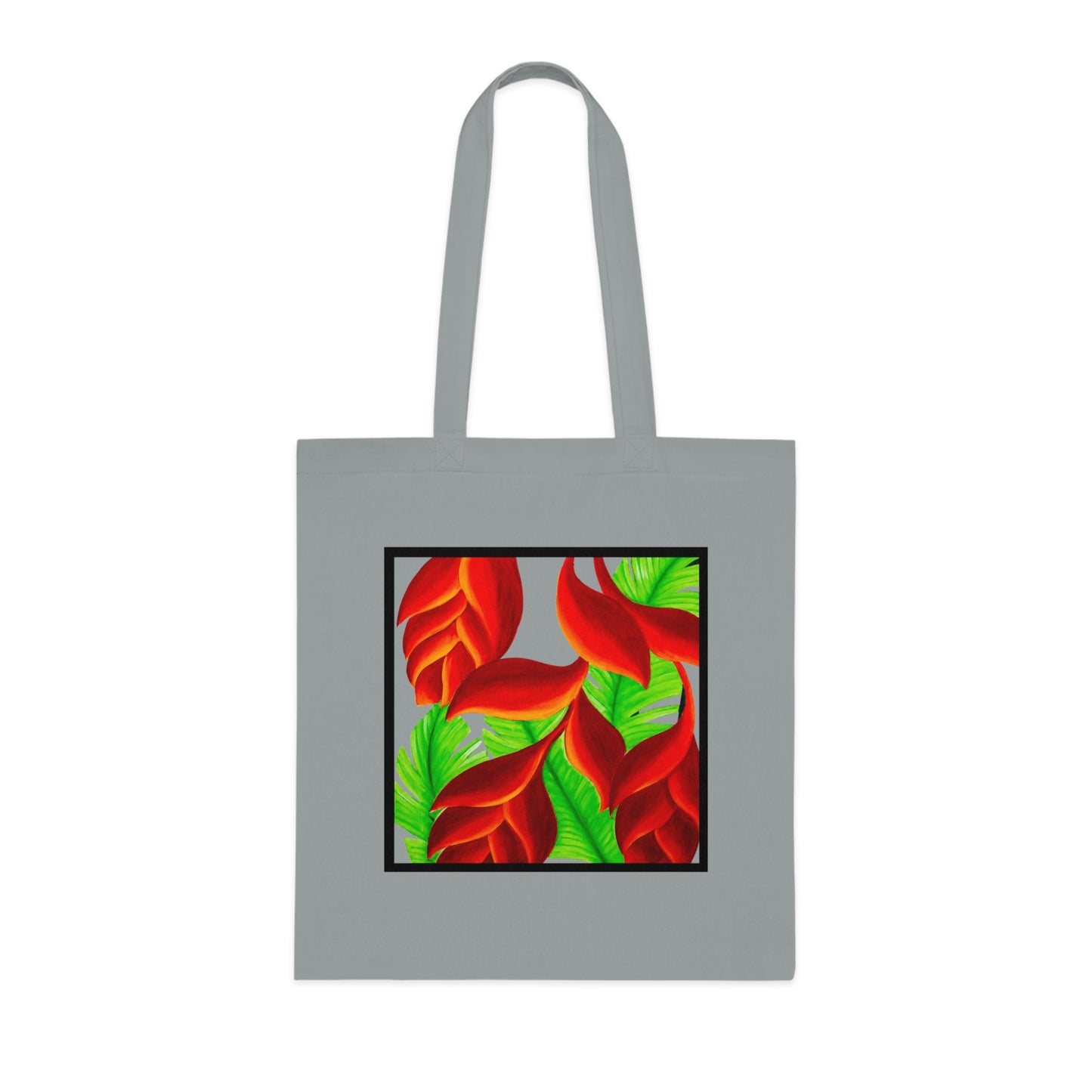 Tropical Leaves Cotton Tote Bag – Art Print