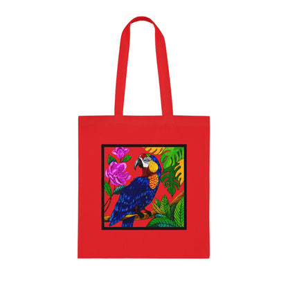 Macaw Cotton Tote Bag – Art Print