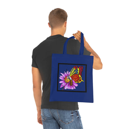 Butterfly Cotton Tote Bag – Art Print