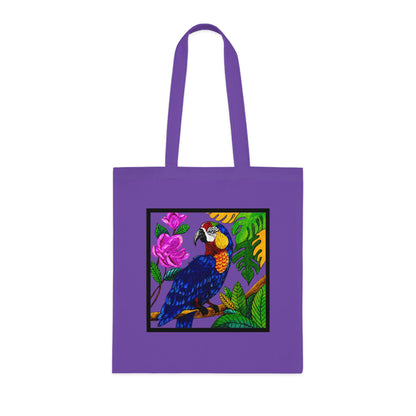 Macaw Cotton Tote Bag – Art Print