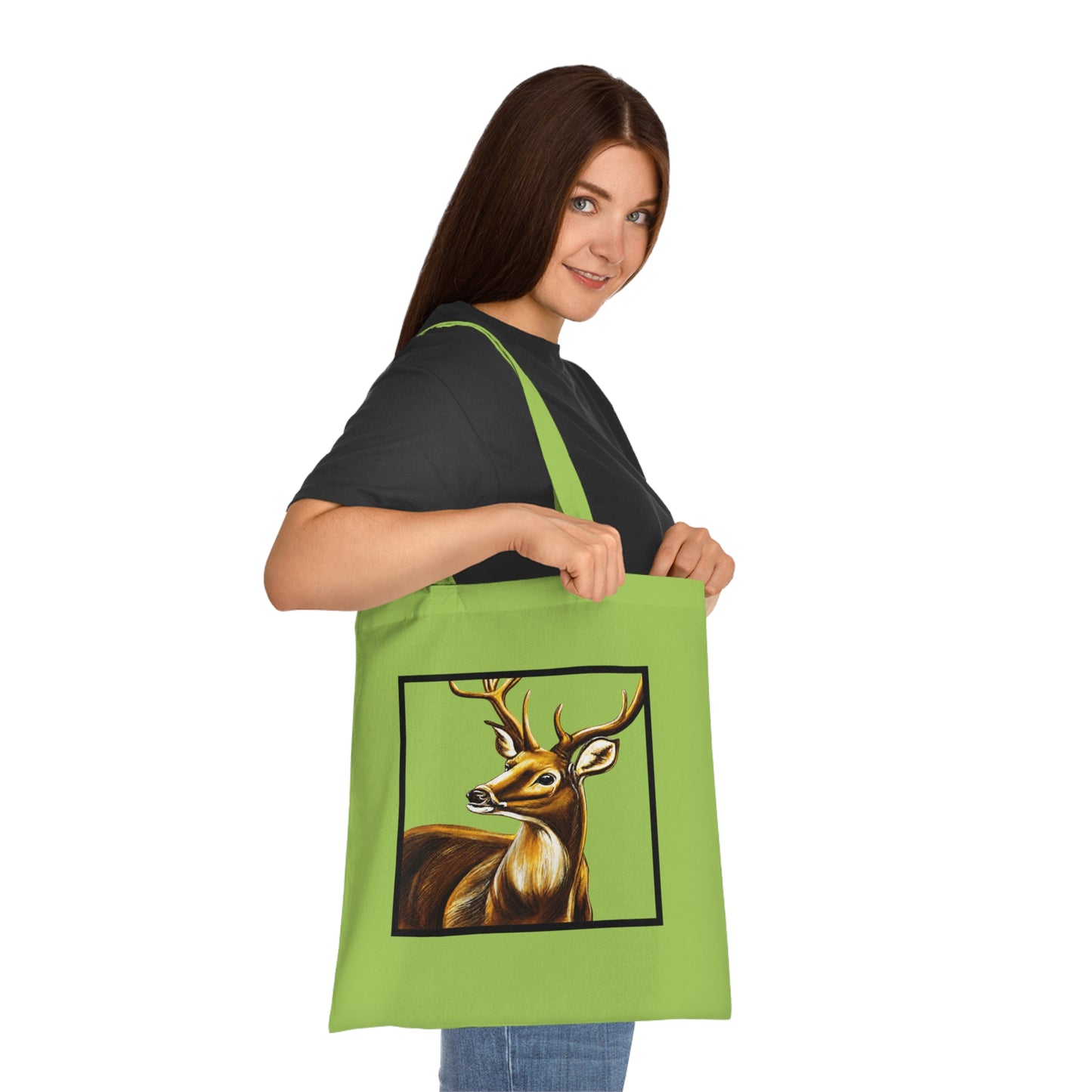 Stag Cotton Tote Bag – Art Print