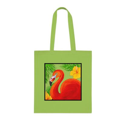 Flamingo Cotton Tote Bag – Art Print