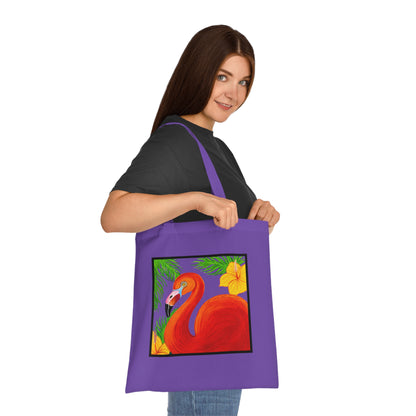 Flamingo Cotton Tote Bag – Art Print