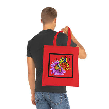 Butterfly Cotton Tote Bag – Art Print
