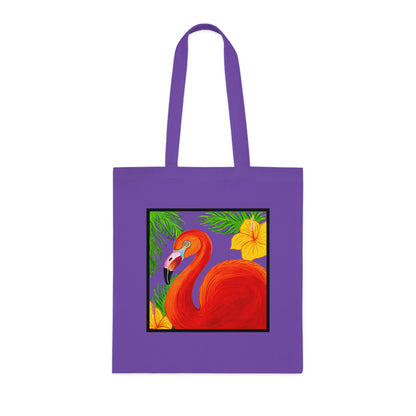Flamingo Cotton Tote Bag – Art Print