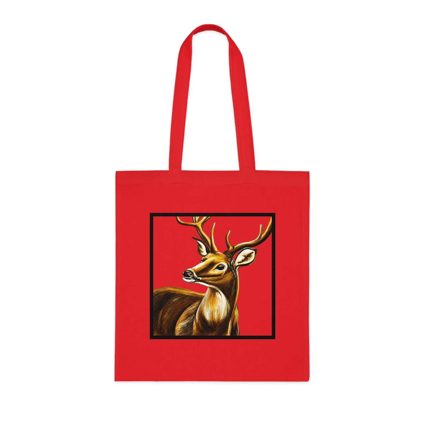 Stag Cotton Tote Bag – Art Print