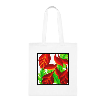 Tropical Leaves Cotton Tote Bag – Art Print