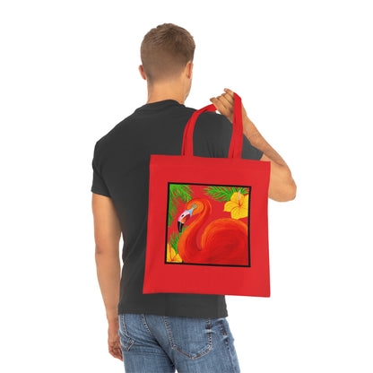 Flamingo Cotton Tote Bag – Art Print