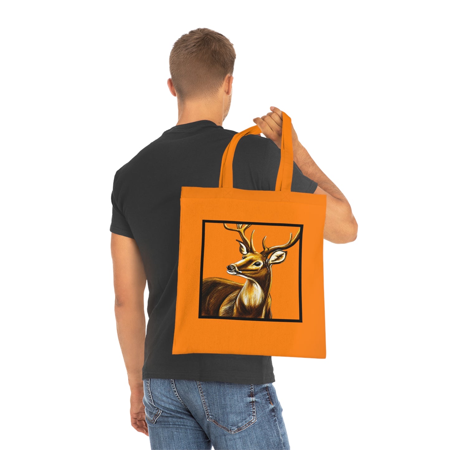 Stag Cotton Tote Bag – Art Print