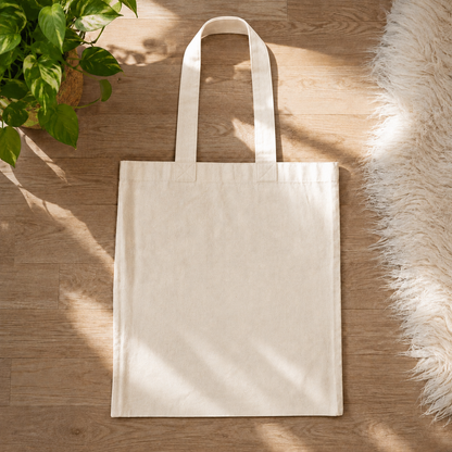 Hand-Painted Stag Tote Bag
